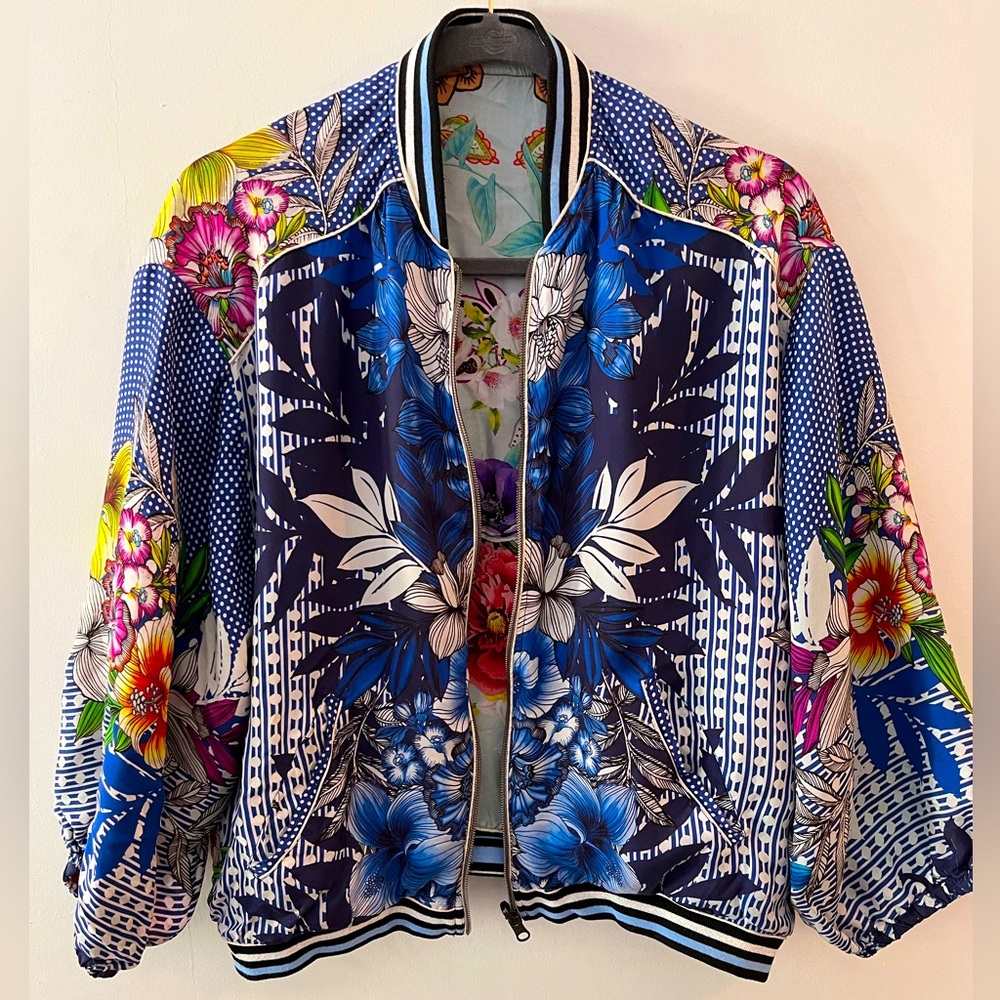 Johnny Was Reversible Bomber Jacket
